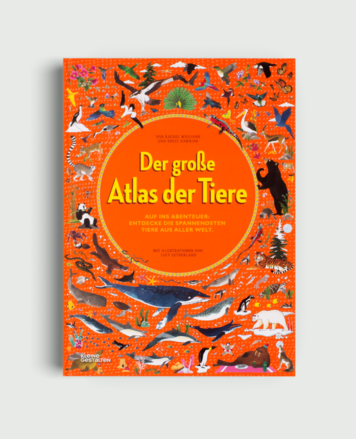 Buch, Der große Atlas der Tiere, Gestalten, 27 × 37cm
