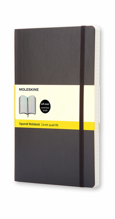 Moleskine Classic Notebook Pocket Softcover Schwarz Kariert