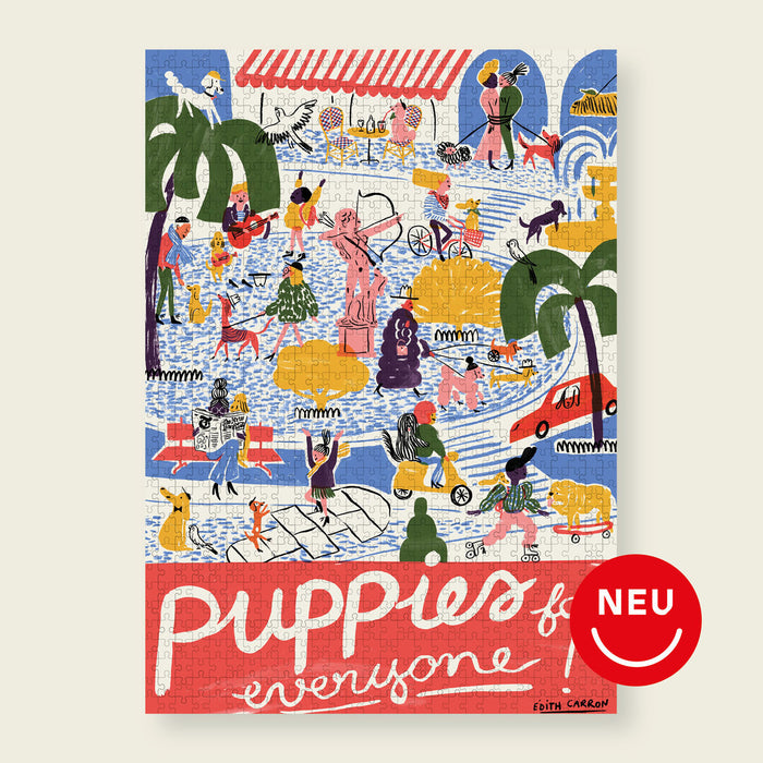 Wonderpieces Puzzle Edith Carron Puppies For Everyone