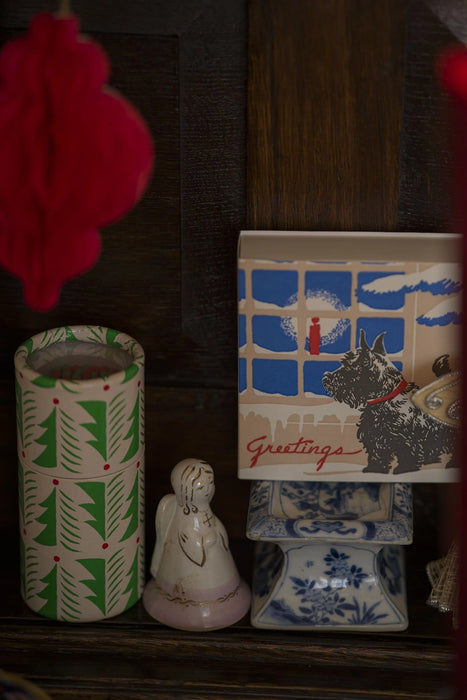 Streichhölzer Runddose Tannenbaum