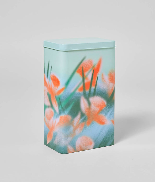 Kaffeedose - Blumen