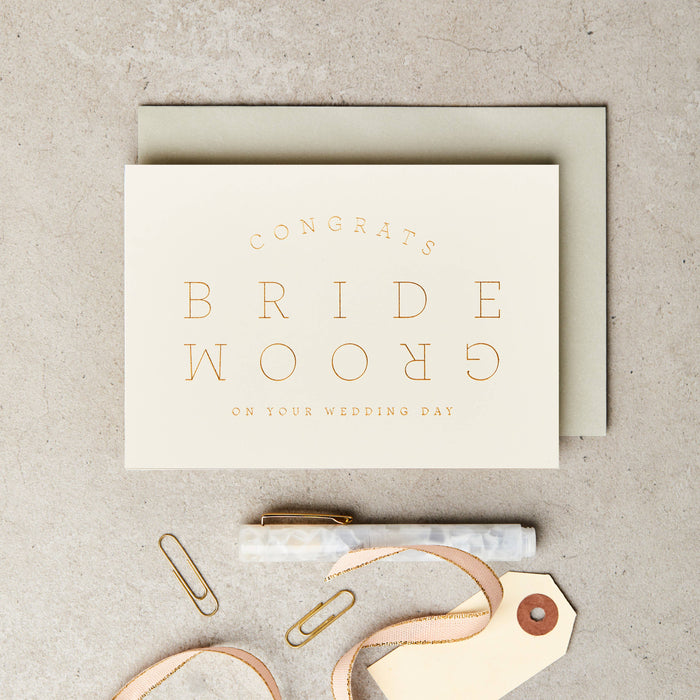 Grußkarte - Bride & Groom