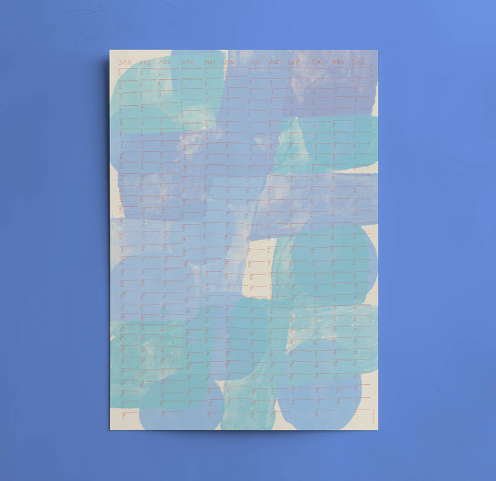 BLUE Wandkalender 2026