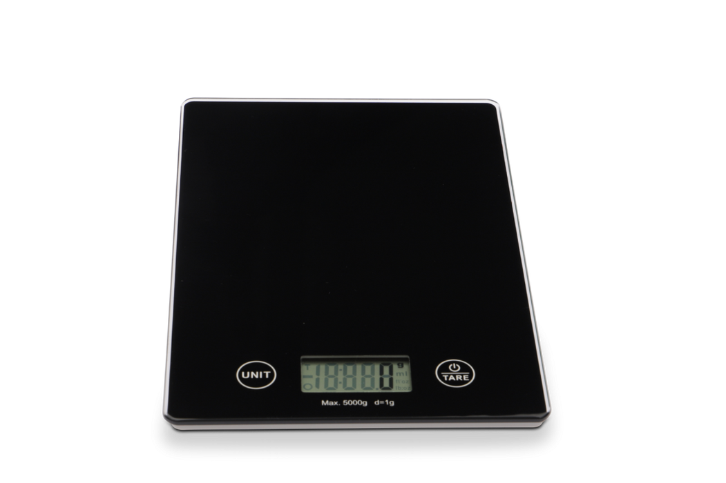 Weis Küchenwaage kompakt bis 5 kg - Schwarz