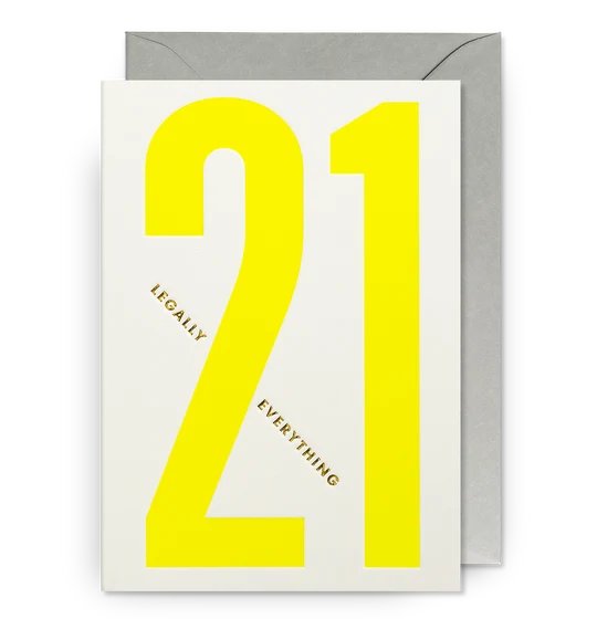Grußkarte - 18 Officially an Adult