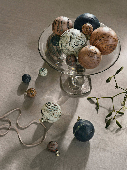 Christbaumkugeln - Marble Baubles - Set