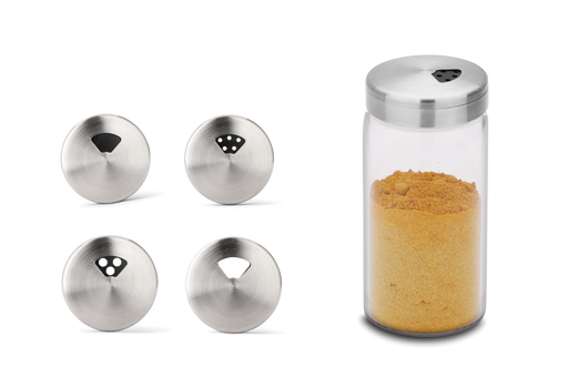 Weis Universalstreuer Glas mit 3 Lochungen