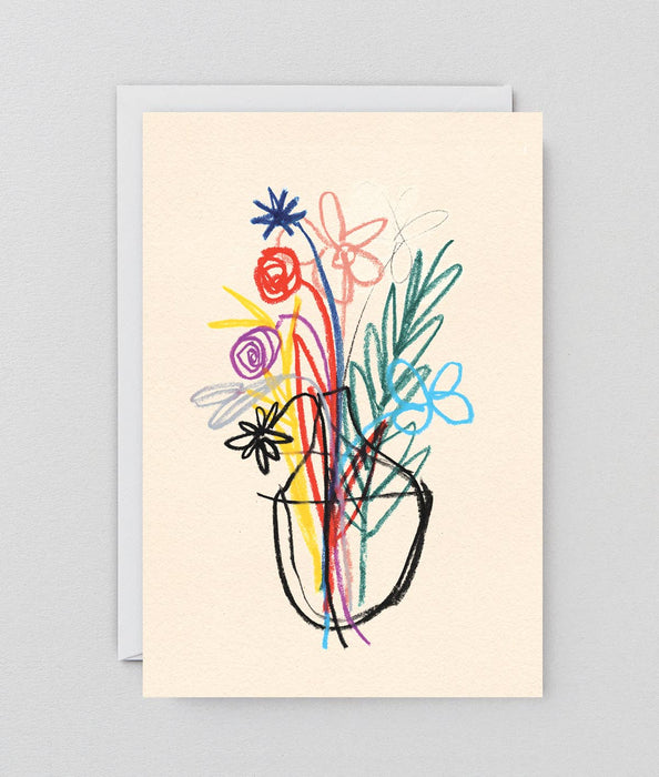 Blumenkunstkarte