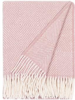 Wolldecke / Kuscheldecke diamond rosestone