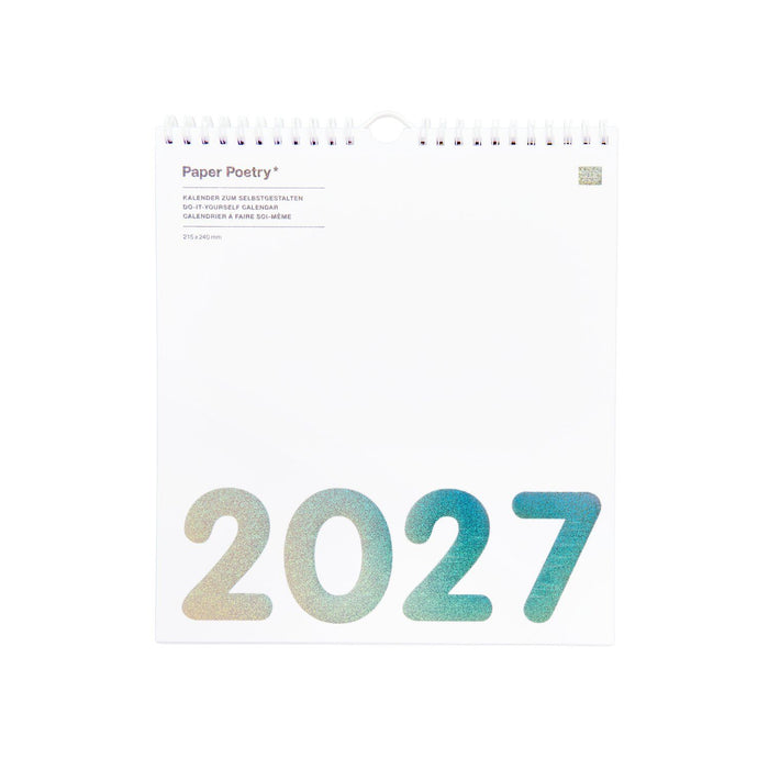 Bastelkalender 2027 - Weiß