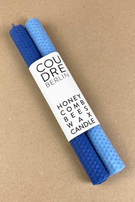 Bienenwachs Stabkerzen - blue & ocean