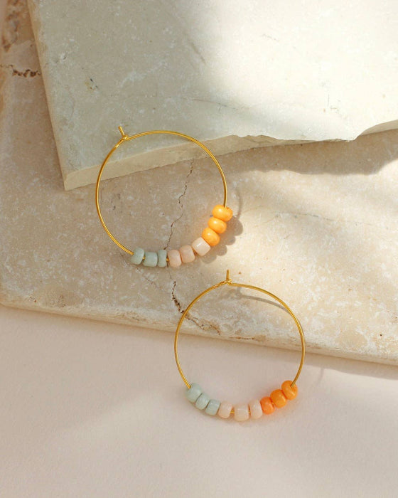 STUDIO LIV - Hoops FILIPPA - Peach
