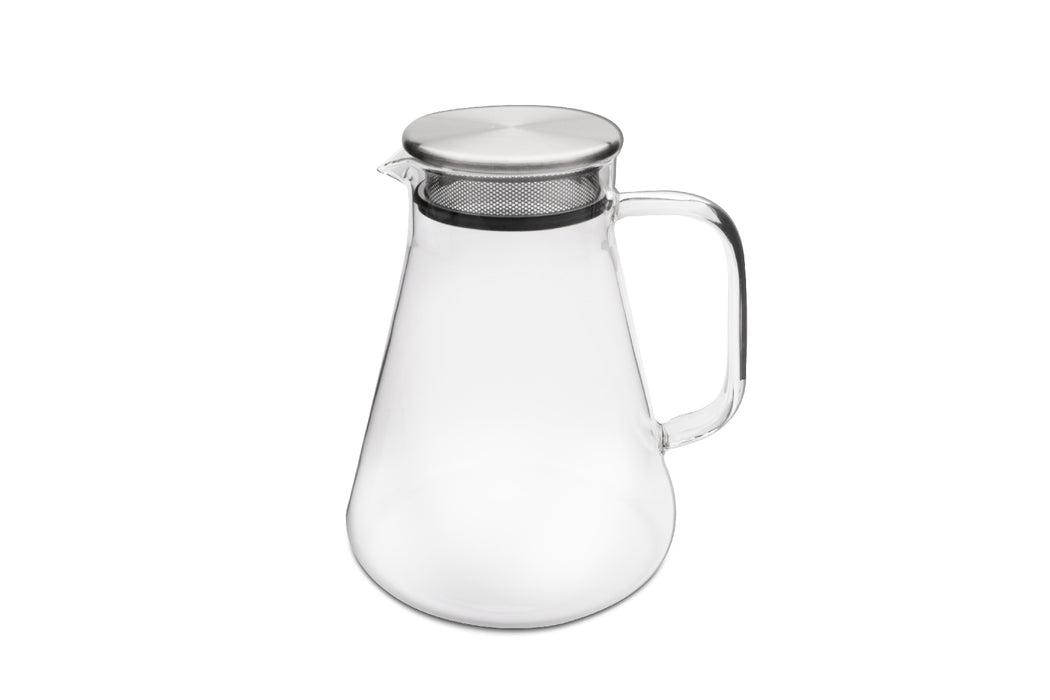 Weis Karaffe / Teekanne aus Borosilikatglas mit Filter im Deckel - 1,2 l