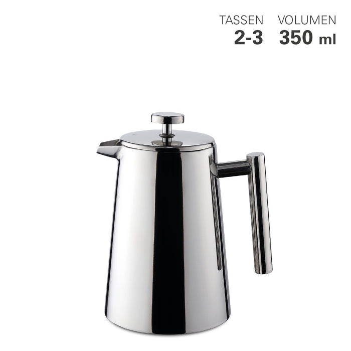 French Press - Pressfilterkanne doppelwandig Edelstahl