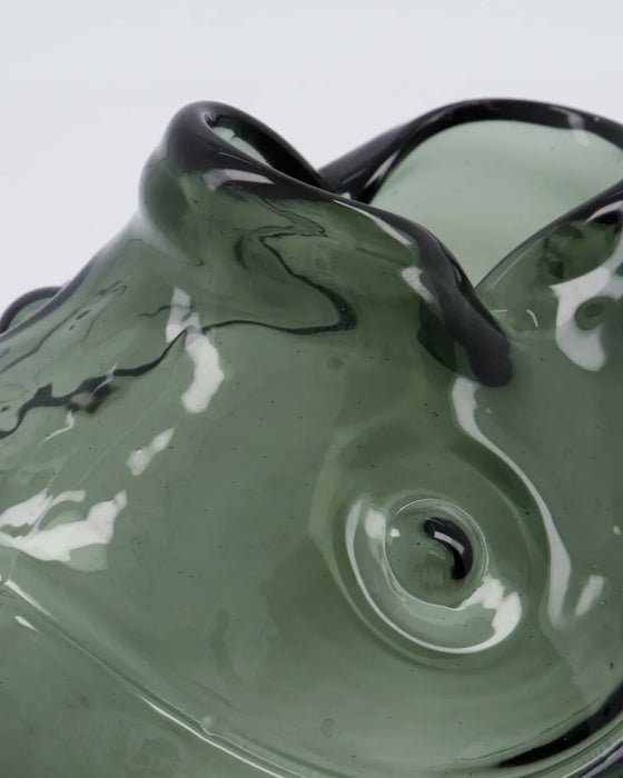 Vase - HDFish, Rauchgrau
