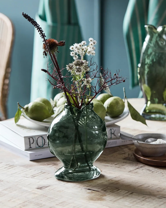 Vase - HDFish, Rauchgrau
