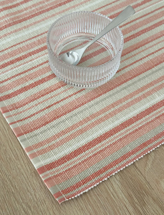 Stelton Tischset Vibeke Klint Placemat - 33x48 cm - Feine Linie Rot