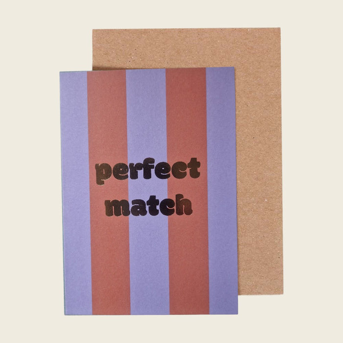 Grußkarte - Perfect Match