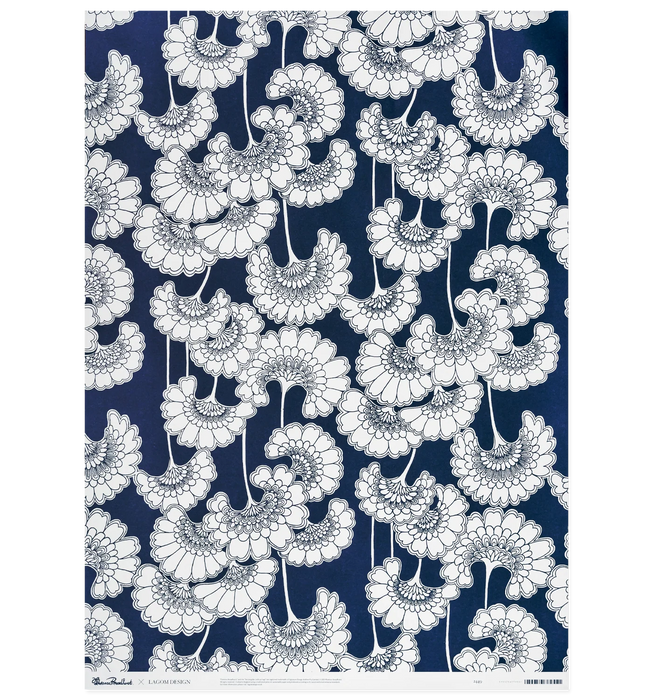 Lagom Design Geschenkpapier - Japanese Floral - by Florance Broadhurst