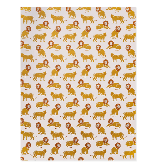 Lagom Design Geschenkpapier - Lions - by Ariana Martin