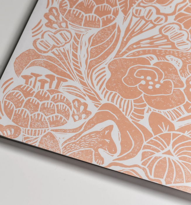 Lagom Design Geschenkpapier - Muse Linocut - by Hanna Werning