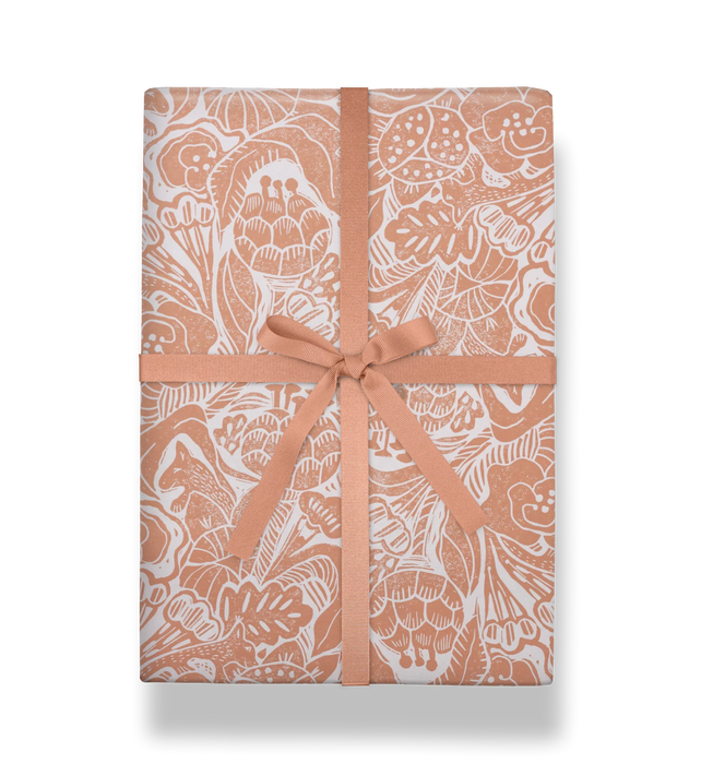 Lagom Design Geschenkpapier - Muse Linocut - by Hanna Werning