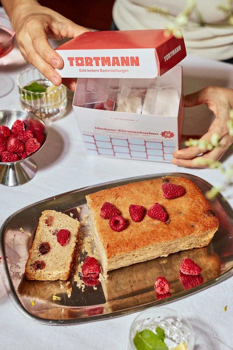 Himbeer-Zitronenkuchen Backmischung Tortmann 438 g
