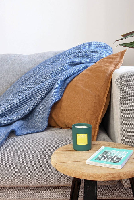 Wolldecke / Kuscheldecke pickstitch rain