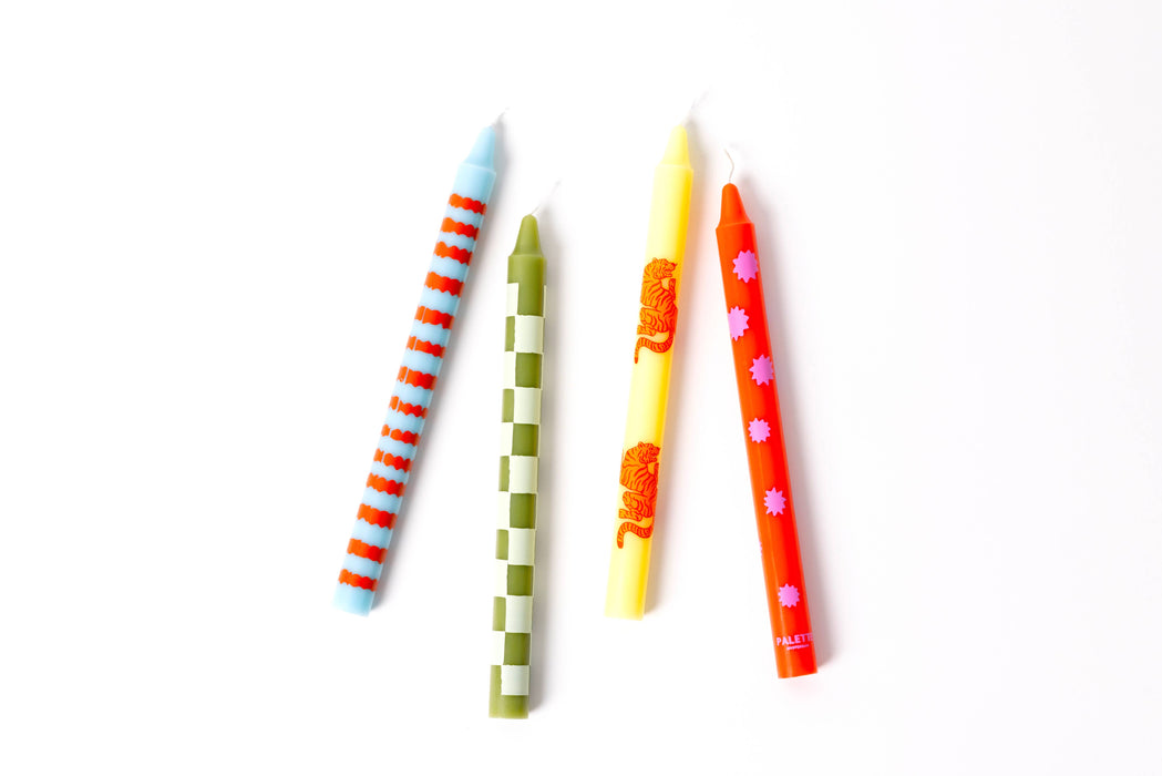 Dinnerkerzen - Set von 4 - Colour Me Cool