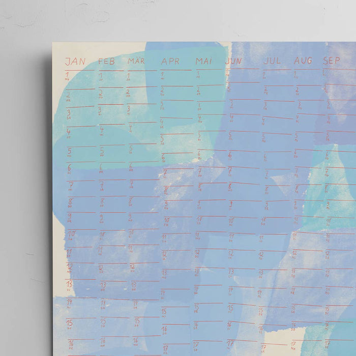 BLUE Wandkalender 2026