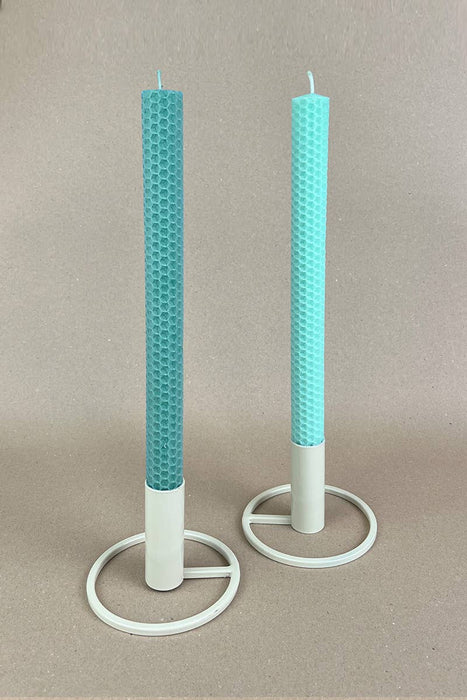 Bienenwachs Stabkerzen - pistachio