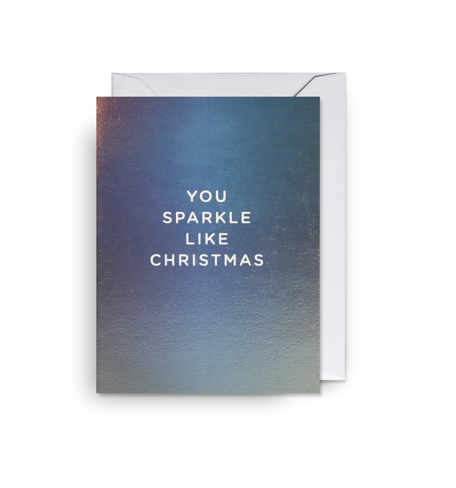 Grußkarte - Sparkle Like Christmas by Kelly Hyatt