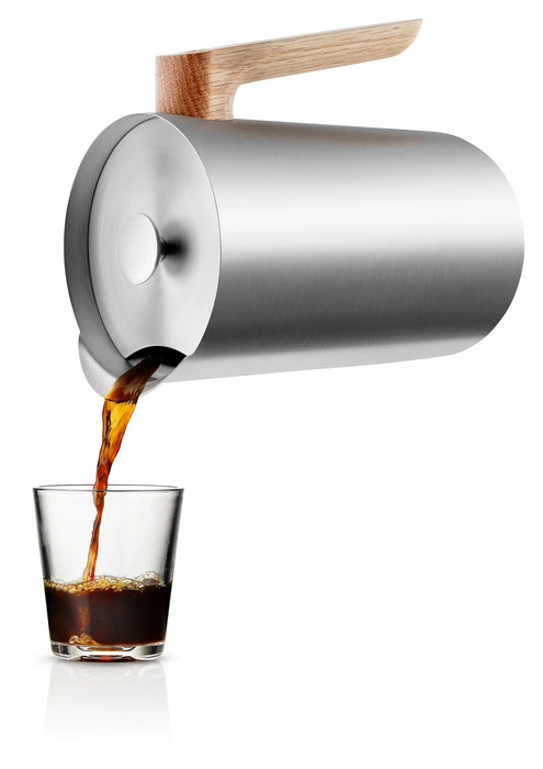 Stempelkanne mit Isolierwirkung, Nordic Kitchen, Edelstahl, 1l