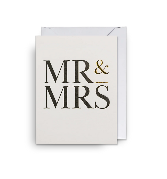Grußkarte - MR&MRS
