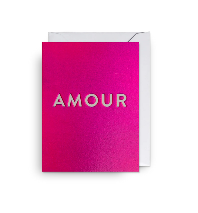 Grußkarte Amour Pink Mini Card Cozy
