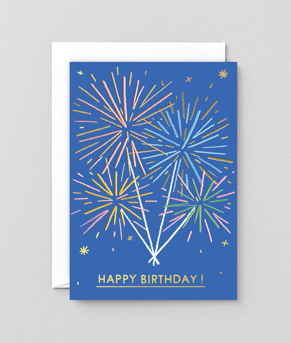 Grußkarte „Birthday Fireworks“