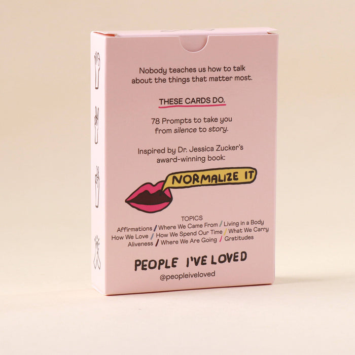 Let's talk about it - Set of Cards