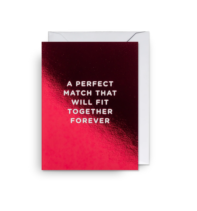 Grußkarte Mini - Will Fit Together Forever