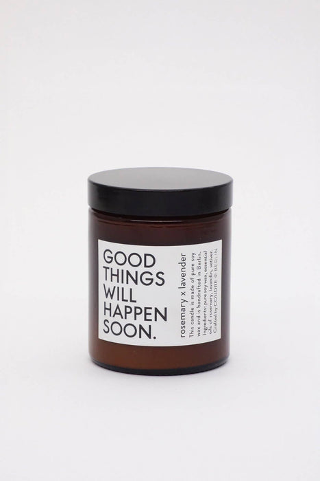 Good Things.... Kerze Rosmarin x Lavendel