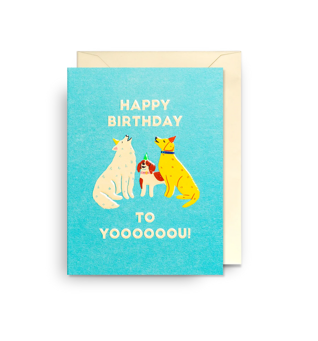 Grusskarte - Birthday to youuuu - Naomi Wilkinson