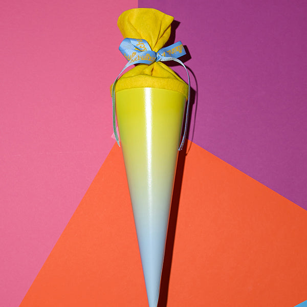 Ava & Yves Schultuete 35 cm Verlauf hellblaugelb