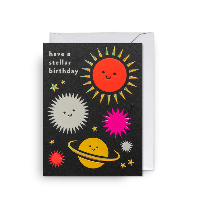 Grußkarte - have a stellar birthday - Kelly Hyatt