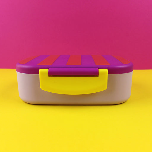 Ava & Yves Brotdose / Lunchbox - Violett/Rot/Flieder