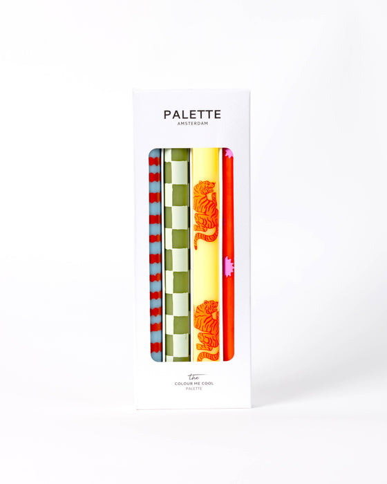 Dinnerkerzen - Set von 4 - Colour Me Cool