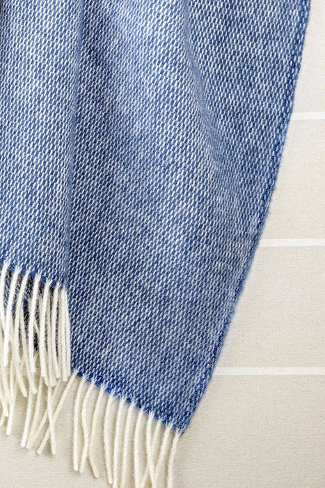 Wolldecke / Kuscheldecke pickstitch rain