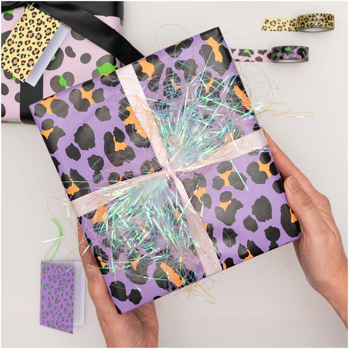 Paper Poetry Geschenkpapier Acid Leo Flieder 70cm