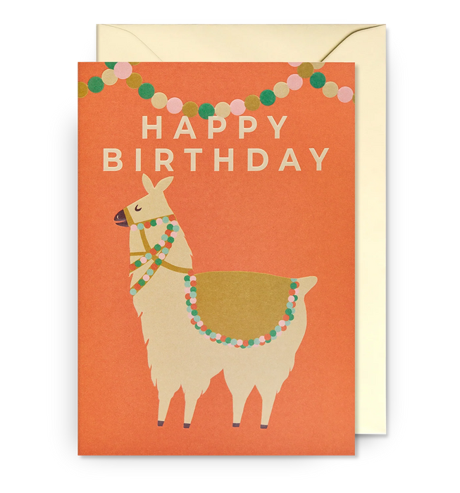 Grußkarte Happy Birthday by Naomi Wilkinson