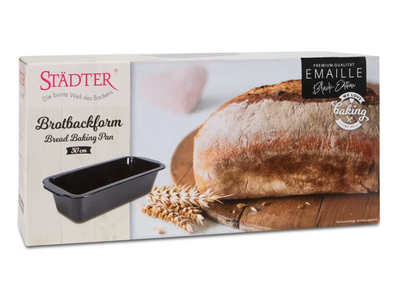 Brotbackform EMAILLE – Black Edition