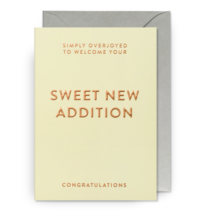 Grußkarte - Sweet New Addition (HOLD)