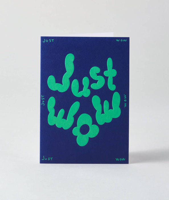 Grußkarte - Just Wow
